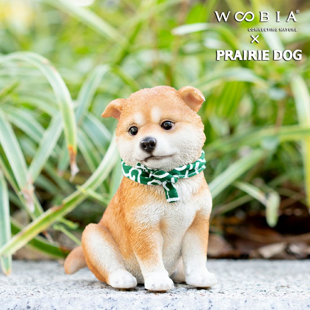 公式】プレーリードッグ | WooBia お座り柴犬 12×9.5×14cm