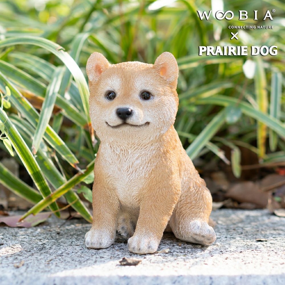 公式】プレーリードッグ | WooBia 柴犬（中） 13×11.5×16.5cm