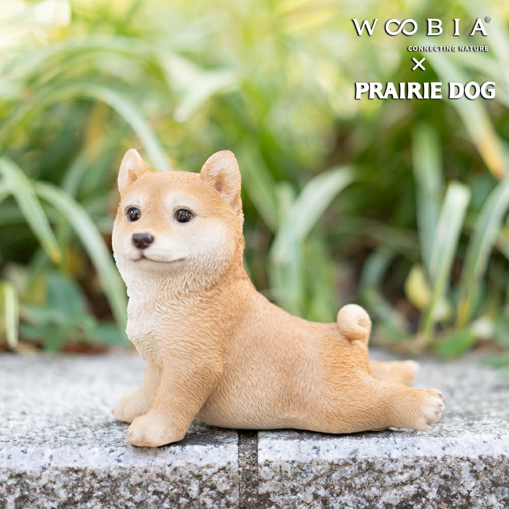 公式】プレーリードッグ | WooBia ストレッチ柴犬 17×10.5×14.5cm